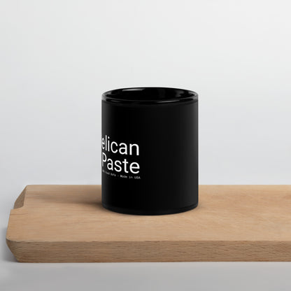 Pelican Paste Black Glossy Mug